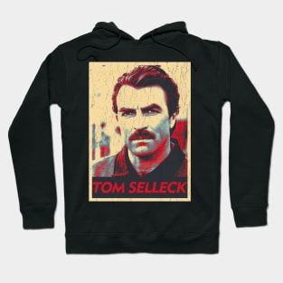 80s Retro pop art Tom Selleck Hoodie